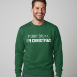 Merry Drunk | Sweater - Groen
