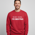 Merry Drunk | Sweater - Rood