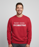 Merry Drunk | Sweater - Rood