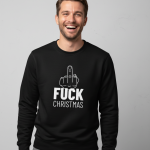 Middelvinger | Sweater - Zwart