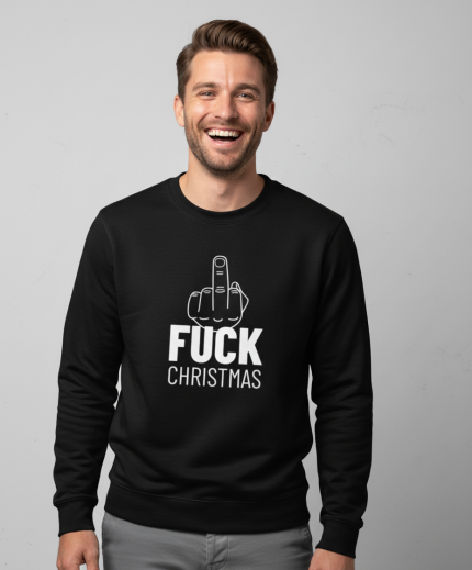 Middelvinger | Sweater - Zwart