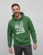 Niks Ho Ho Ho | Hoodie - Groen