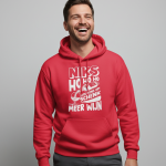 Niks Ho Ho Ho | Hoodie - Rood