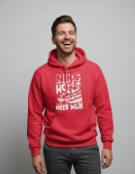 Niks Ho Ho Ho | Hoodie - Rood