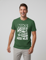 Niks Ho Ho Ho | Shirt - Groen