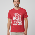 Niks Ho Ho Ho | Shirt - Rood