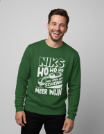 Niks Ho Ho Ho | Sweater - Groen