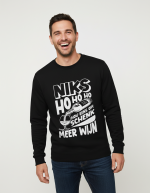 Niks Ho Ho Ho | Sweater - Zwart
