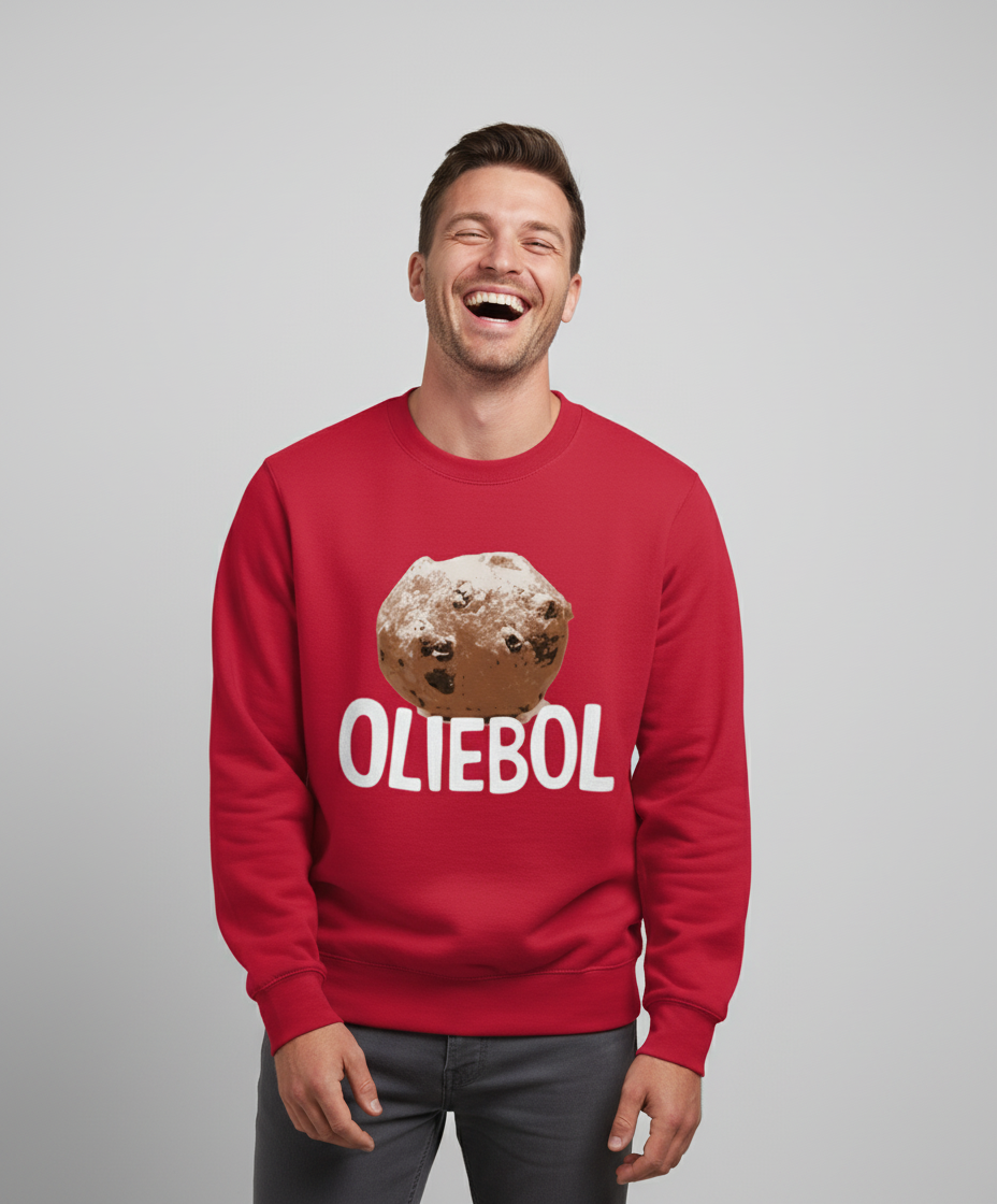 oliebol-sweater-rood Oliebol | Sweater - Rood - Image 1