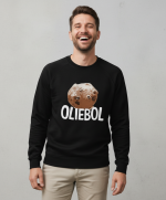 Oliebol | Sweater - Zwart