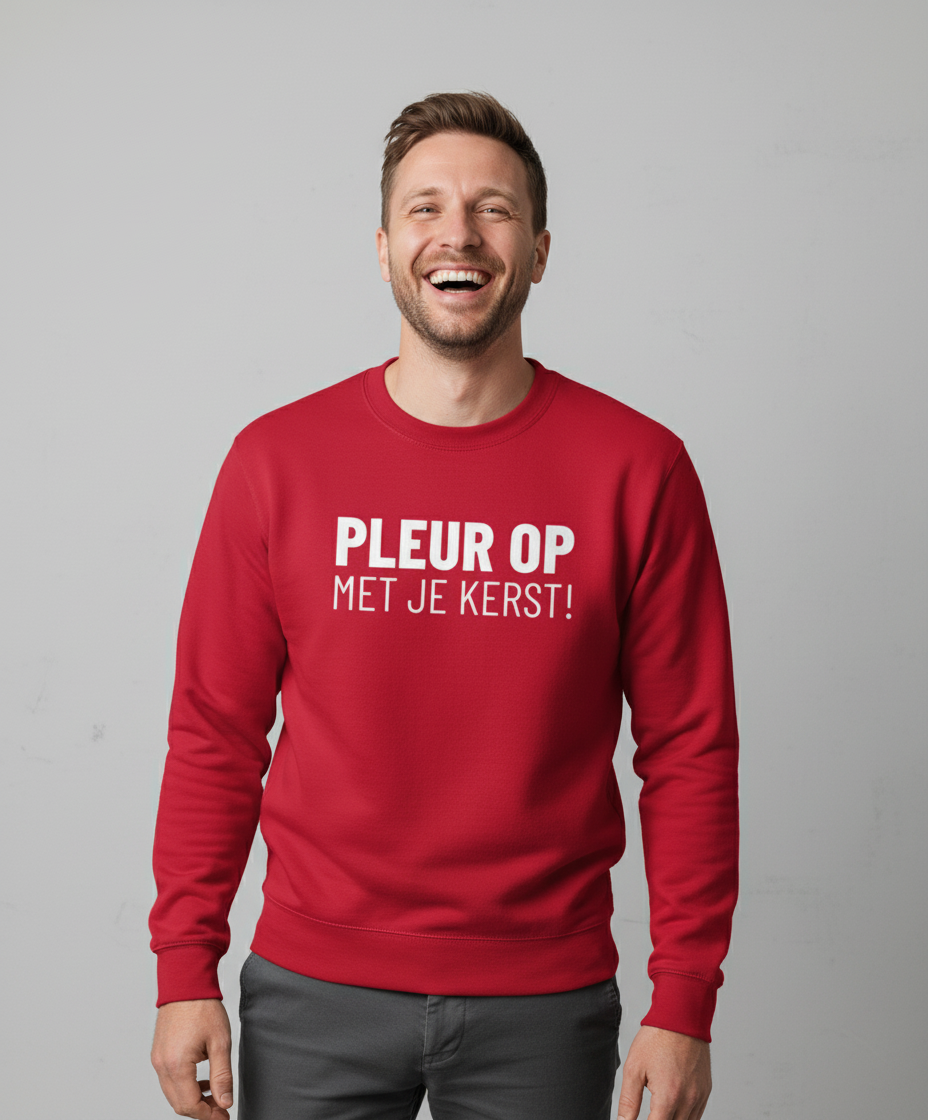 pleur-op-sweater-rood Pleur op | Sweater - Rood - Image 1