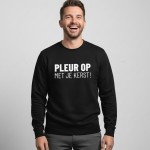 Pleur op | Sweater - Zwart