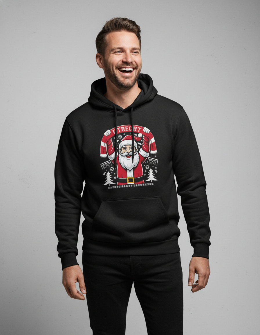 utrecht-hoodie-zwart Utrecht | Hoodie – Zwart - Image 1