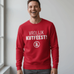 Vrolijk Kutfeest | Sweater - Rood