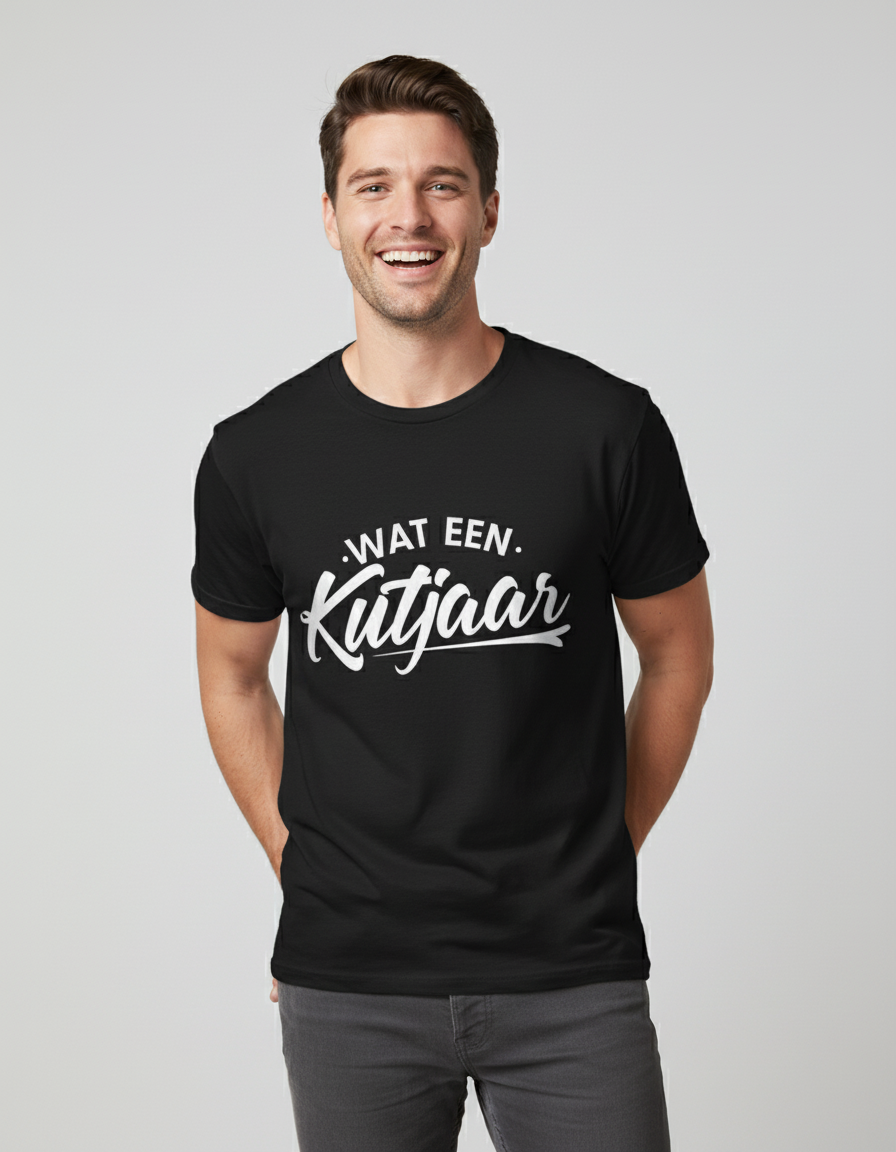 wat-een-kutjaar-shirt-zwart Wat een Kutjaar | Shirt - Zwart - Image 1