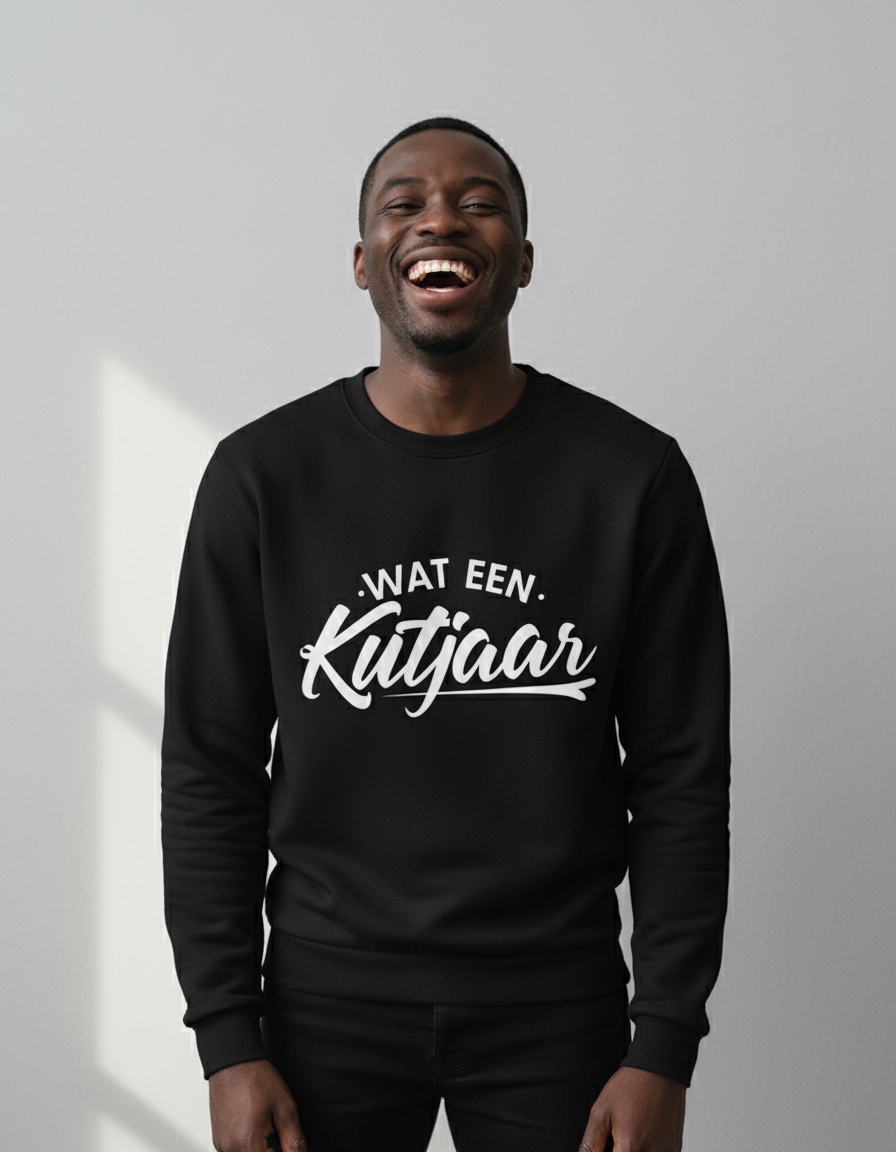 wat-een-kutjaar-sweater-zwart Wat een Kutjaar | Sweater – Zwart - Image 1