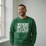 Wegens Inflatie | Sweater - Groen