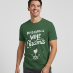 A Wine Christmas | Shirt - Groen