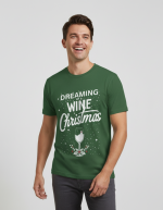 A Wine Christmas | Shirt - Groen