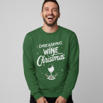 A Wine Christmas | Sweater - Groen
